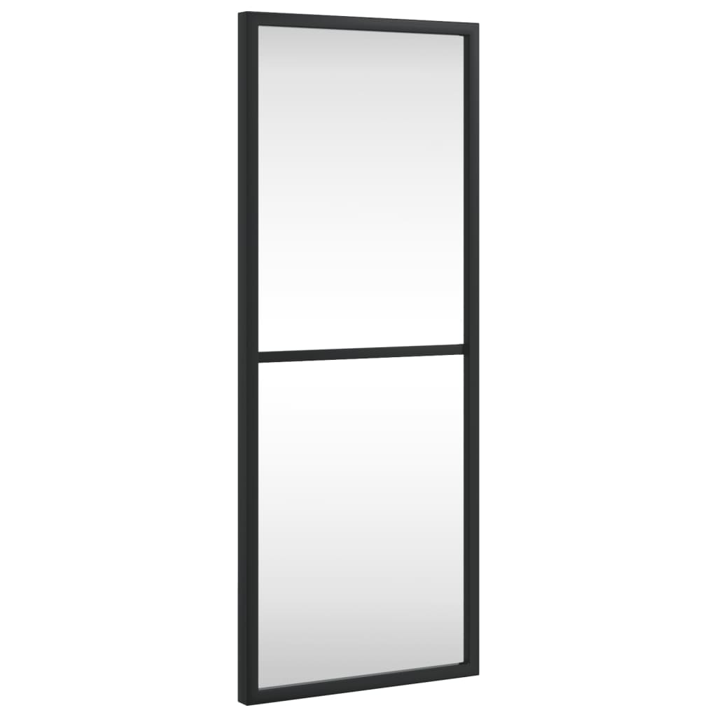 Wandspiegel rechthoekig 20x50 cm ijzer zwart is nu te koop bij PeponiXL, paradijselijk wonen!