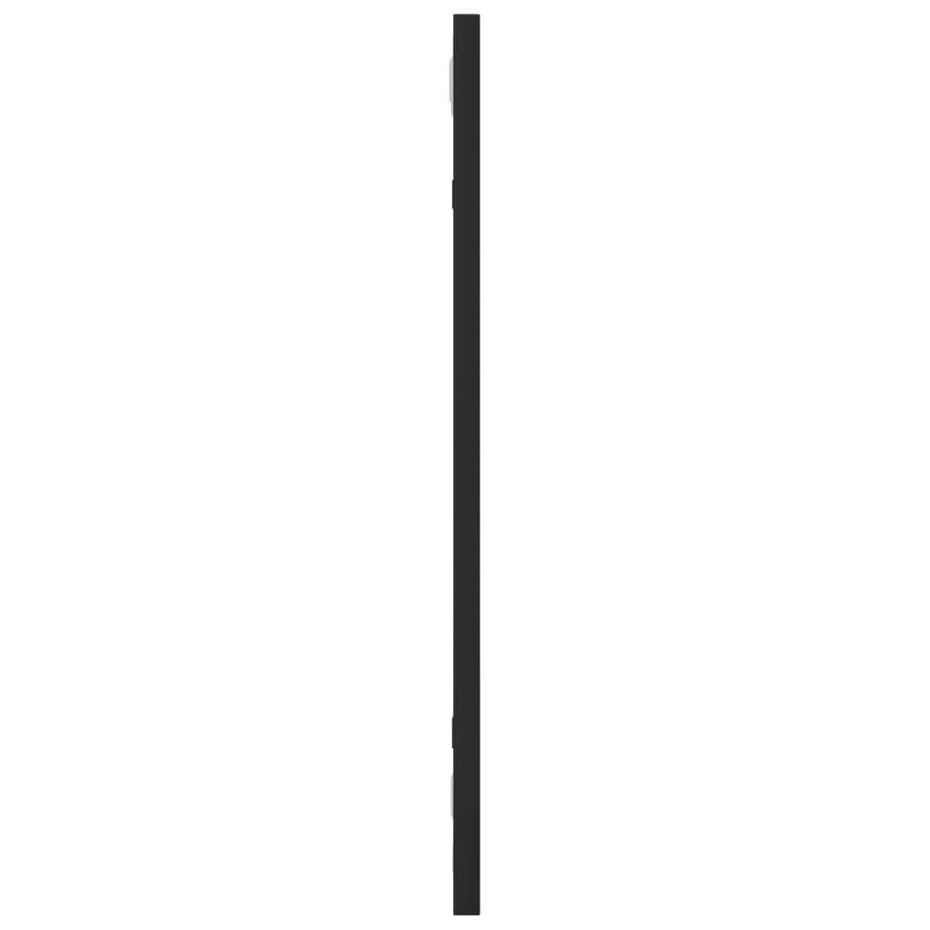 Wandspiegel rechthoekig 20x50 cm ijzer zwart is nu te koop bij PeponiXL, paradijselijk wonen!