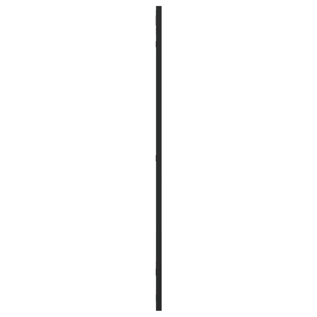 Wandspiegel rechthoekig 50x80 cm ijzer zwart is nu te koop bij PeponiXL, paradijselijk wonen!
