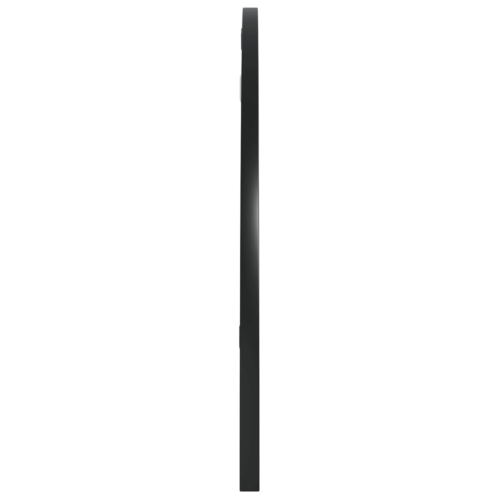 Wandspiegel boog 80x40 cm ijzer zwart is nu te koop bij PeponiXL, paradijselijk wonen!