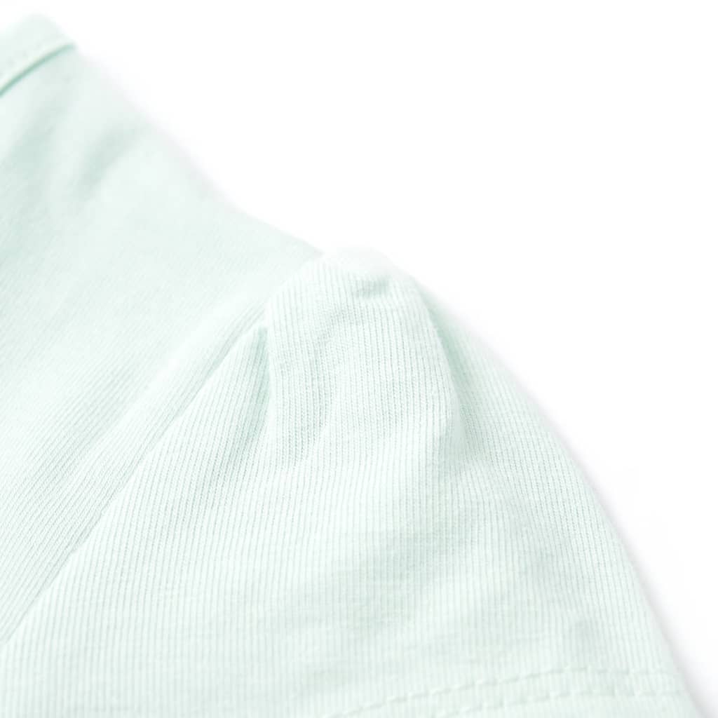 Kindershirt 92 lichtmint is nu te koop bij PeponiXL, paradijselijk wonen!