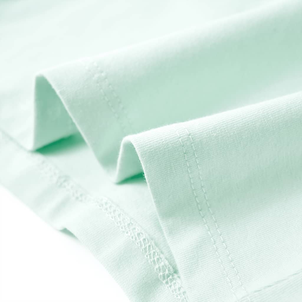 Kindershirt 104 lichtmintkleurig is nu te koop bij PeponiXL, paradijselijk wonen!