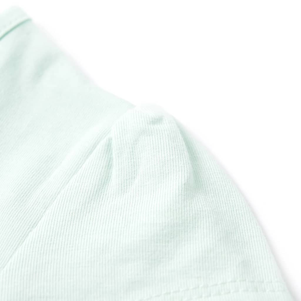 Kindershirt 128 lichtmint is nu te koop bij PeponiXL, paradijselijk wonen!