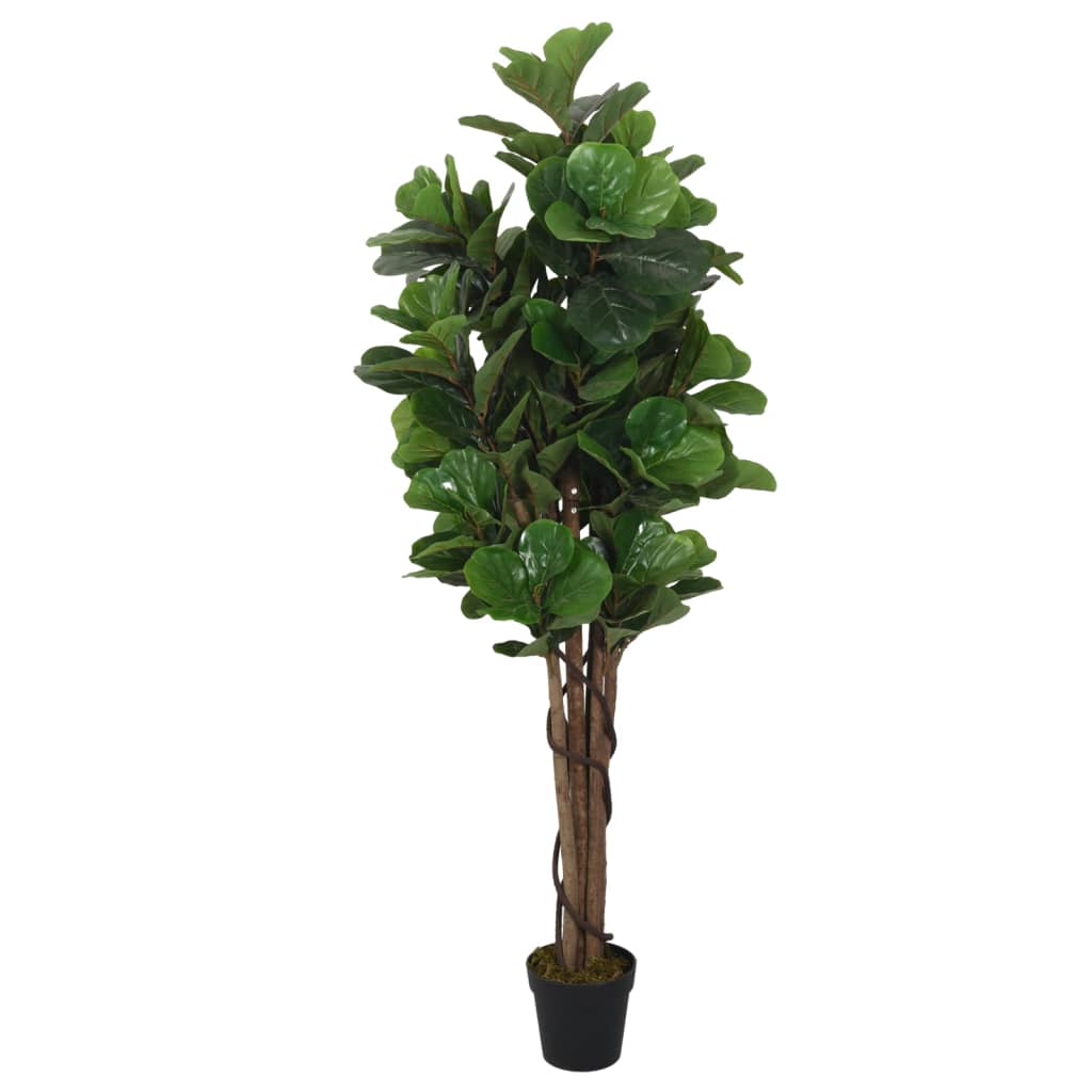Kunstplant vijgenboom 180 bladeren 150 cm groen is nu te koop bij PeponiXL, paradijselijk wonen!