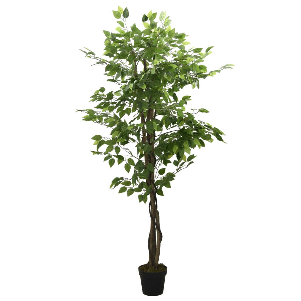 Kunstplant ficus 1260 bladeren 200 cm groen is nu te koop bij PeponiXL, paradijselijk wonen!
