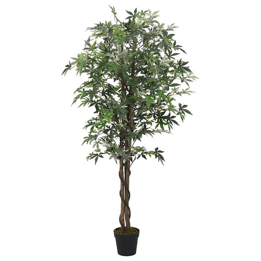 Kunstplant esdoornboom 224 bladeren 80 cm groen is nu te koop bij PeponiXL, paradijselijk wonen!