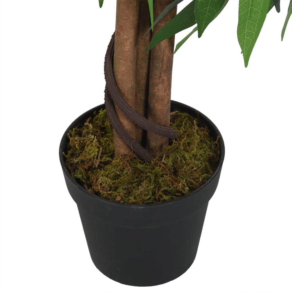 Kunstplant mangoboom 450 bladeren 120 cm groen is nu te koop bij PeponiXL, paradijselijk wonen!