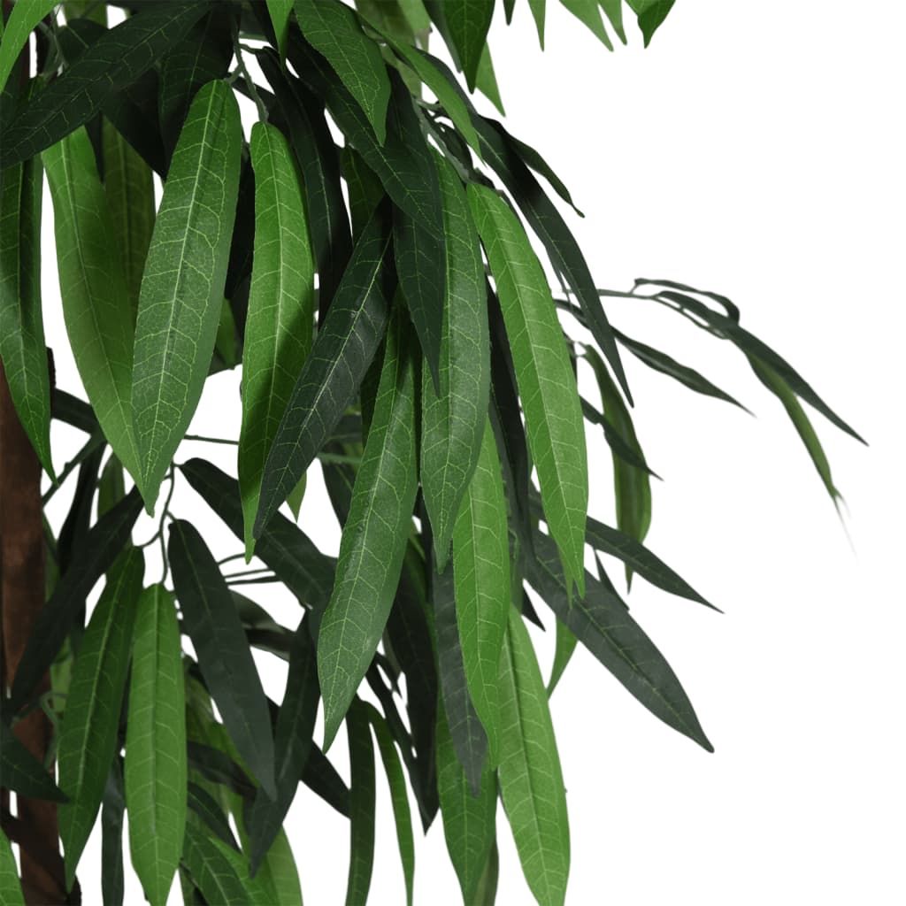 Kunstplant mangoboom 600 bladeren 150 cm groen is nu te koop bij PeponiXL, paradijselijk wonen!