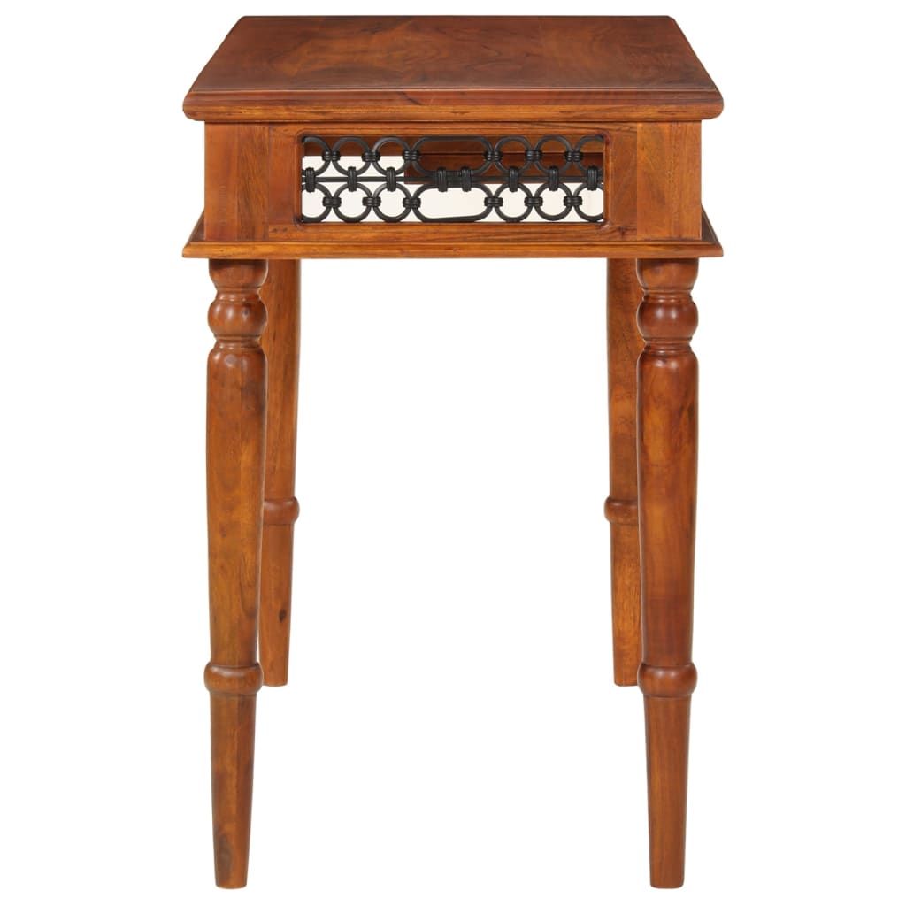 Bureau met lade 110x50x76 cm massief acaciahout is nu te koop bij PeponiXL, paradijselijk wonen!