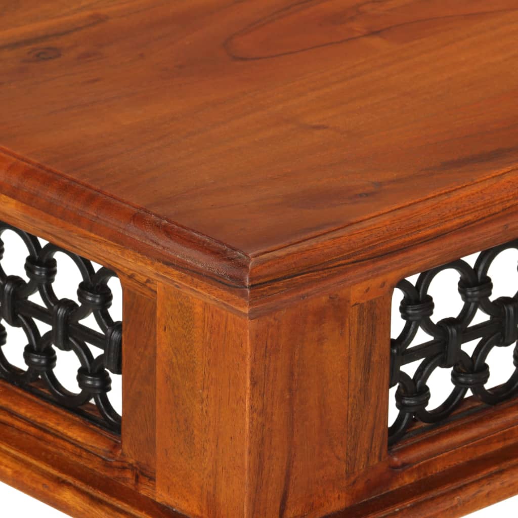 Bureau met lade 110x50x76 cm massief acaciahout is nu te koop bij PeponiXL, paradijselijk wonen!