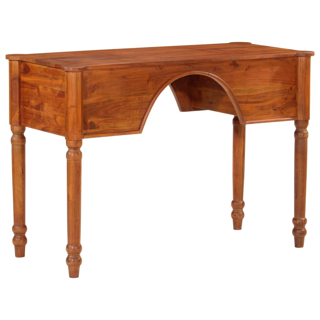 Bureau met lades 110x50x76 cm massief acaciahout is nu te koop bij PeponiXL, paradijselijk wonen!