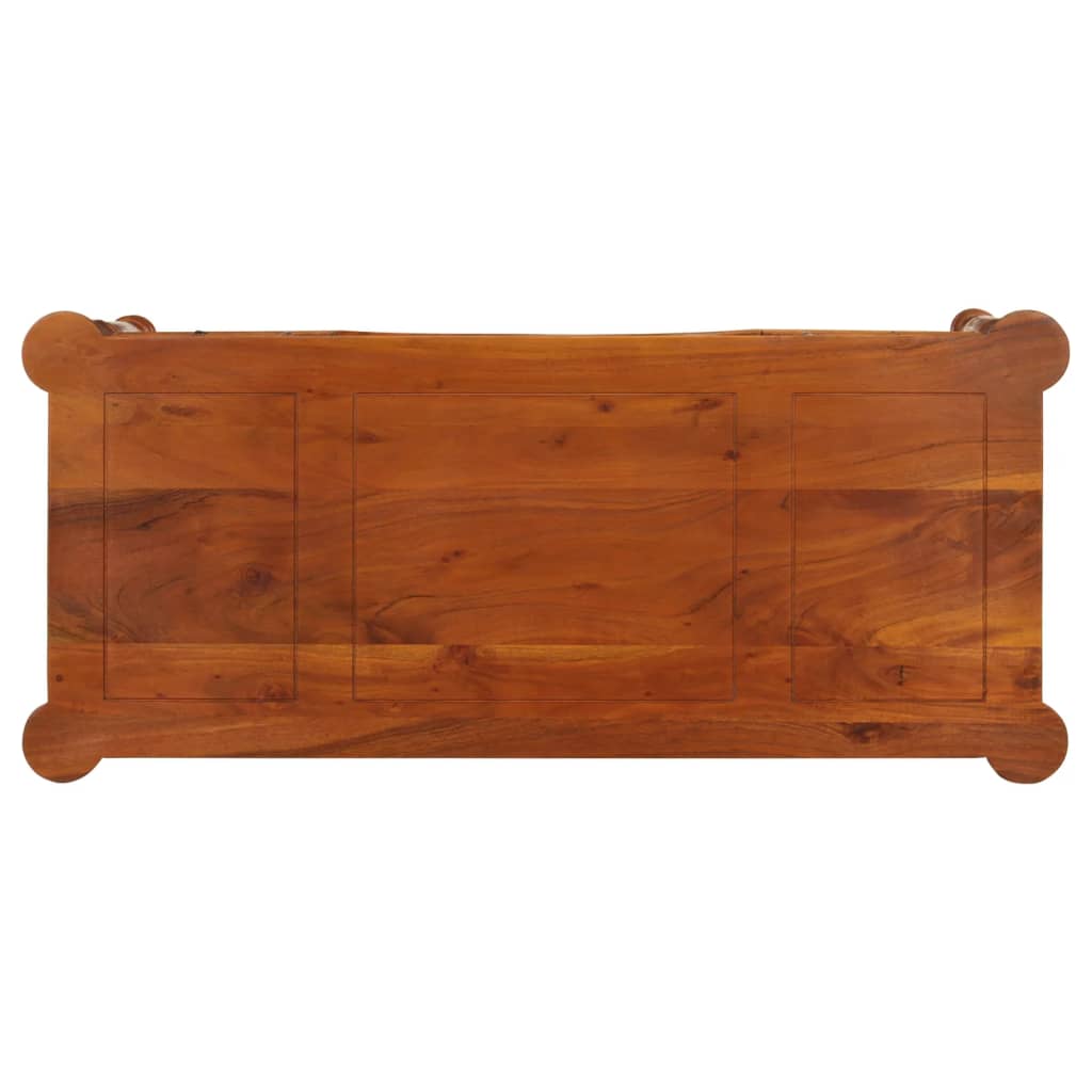 Bureau met lades 110x50x76 cm massief acaciahout is nu te koop bij PeponiXL, paradijselijk wonen!