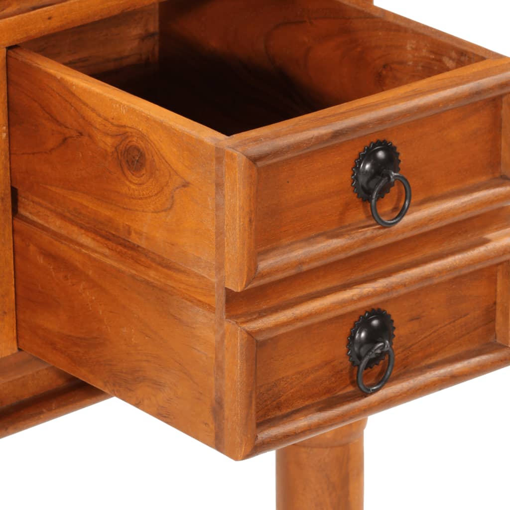 Bureau met lades 110x50x76 cm massief acaciahout is nu te koop bij PeponiXL, paradijselijk wonen!