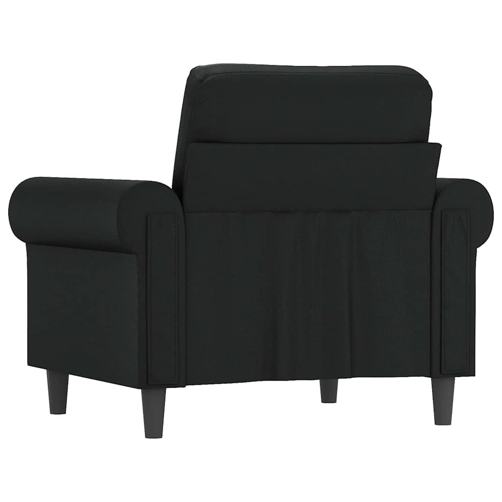 Fauteuil 60 cm kunstleer zwart is nu te koop bij PeponiXL, paradijselijk wonen!