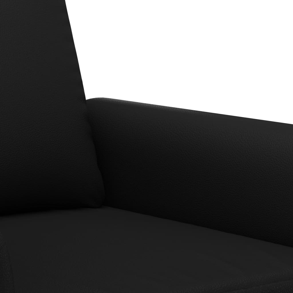Fauteuil 60 cm kunstleer zwart is nu te koop bij PeponiXL, paradijselijk wonen!
