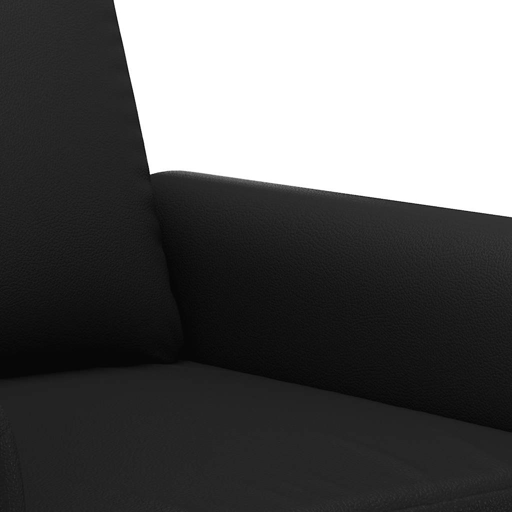 Fauteuil 60 cm kunstleer zwart is nu te koop bij PeponiXL, paradijselijk wonen!
