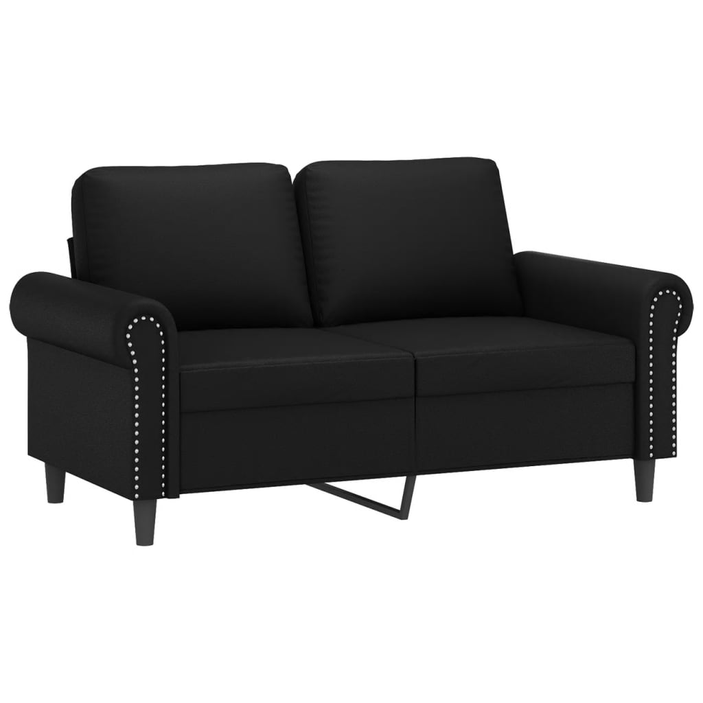 Tweezitsbank 120 cm kunstleer zwart is nu te koop bij PeponiXL, paradijselijk wonen!