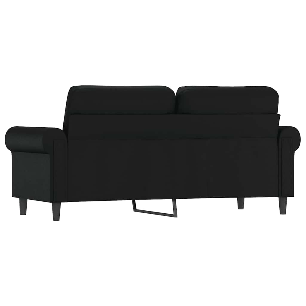 Tweezitsbank 140 cm kunstleer zwart is nu te koop bij PeponiXL, paradijselijk wonen!