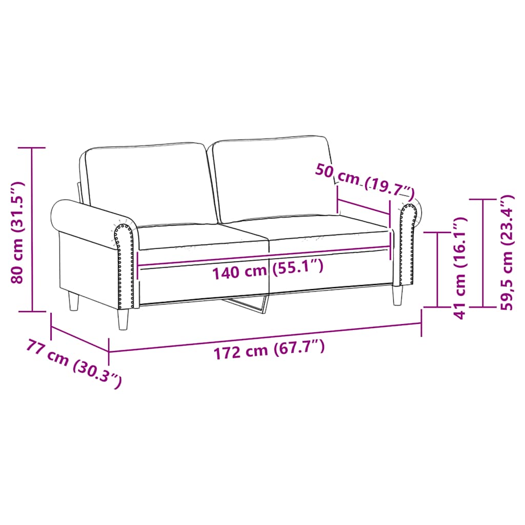 Tweezitsbank 140 cm kunstleer zwart is nu te koop bij PeponiXL, paradijselijk wonen!