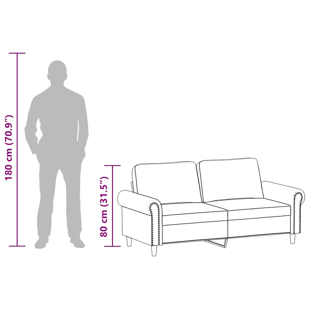 Tweezitsbank 140 cm kunstleer zwart is nu te koop bij PeponiXL, paradijselijk wonen!