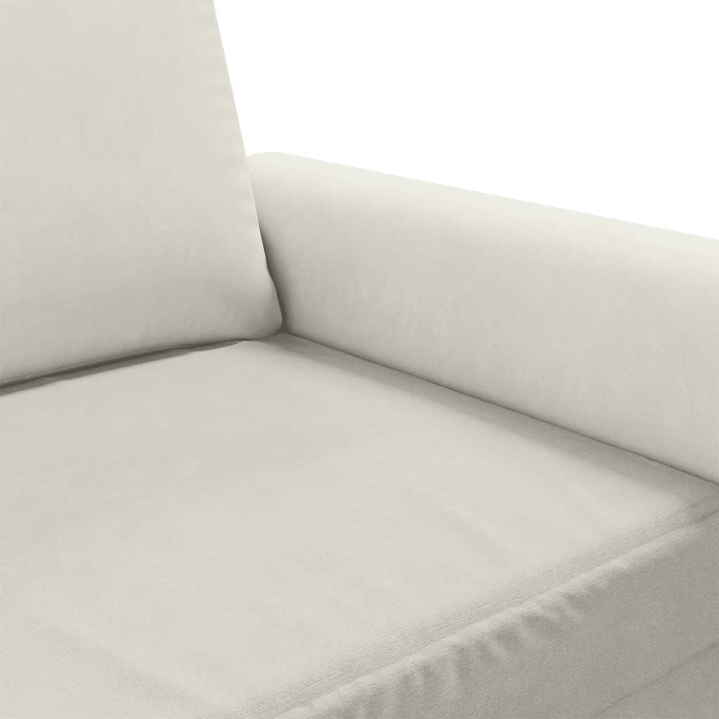 Fauteuil 60 cm fluweel crèmekleurig is nu te koop bij PeponiXL, paradijselijk wonen!