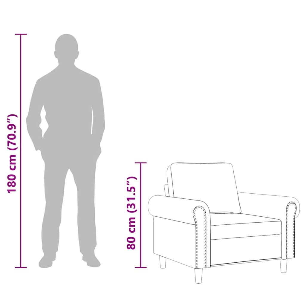 Fauteuil 60 cm fluweel blauw is nu te koop bij PeponiXL, paradijselijk wonen!