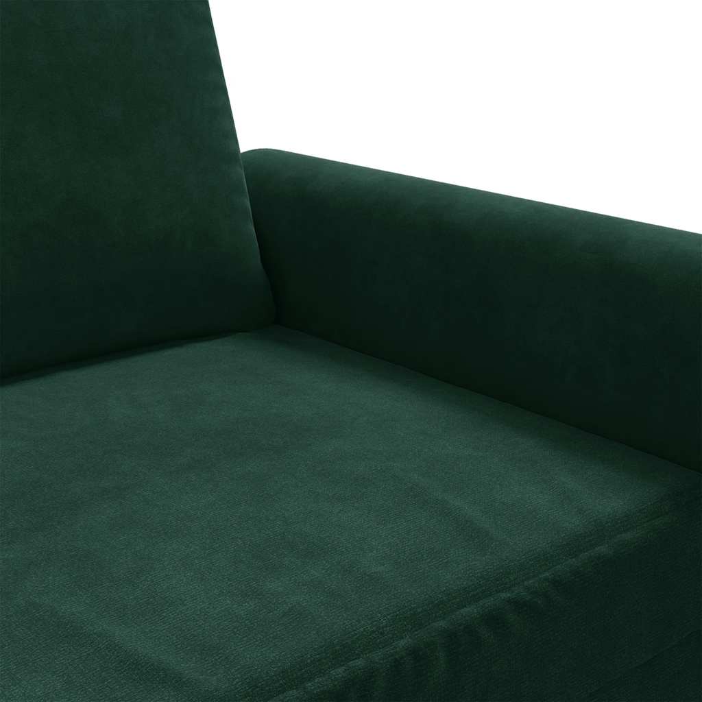 Tweezitsbank 120 cm fluweel donkergroen is nu te koop bij PeponiXL, paradijselijk wonen!