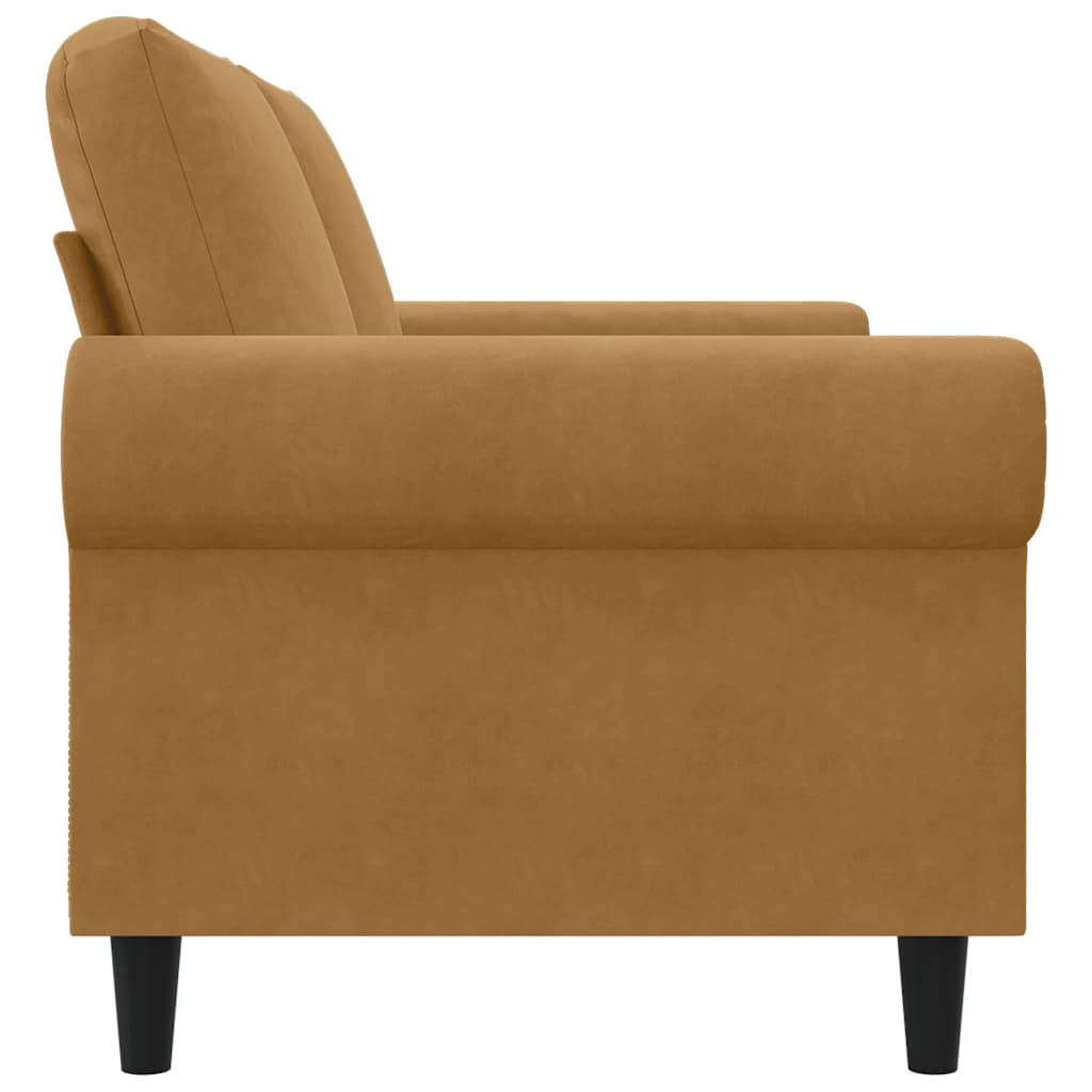 Tweezitsbank 140 cm stof bruin is nu te koop bij PeponiXL, paradijselijk wonen!