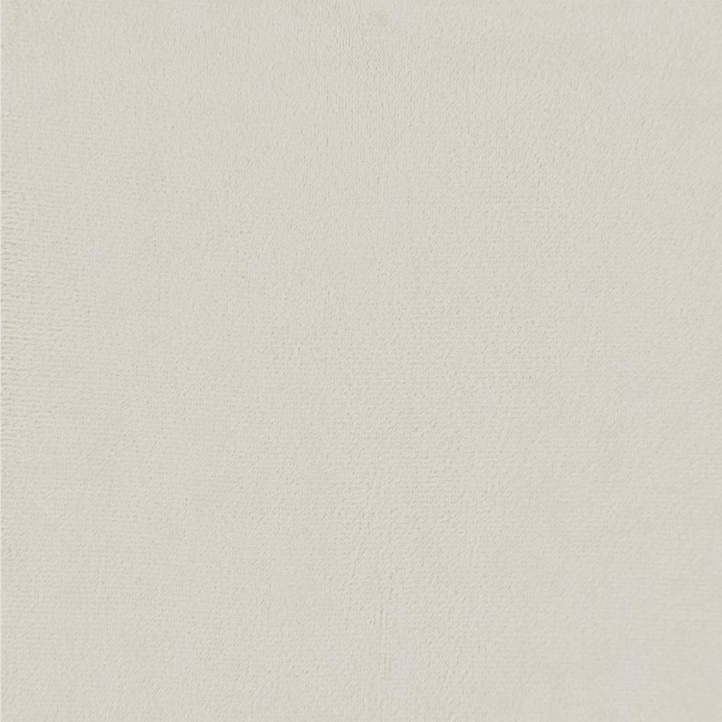 Driezitsbank 180 cm fluweel crèmekleurig is nu te koop bij PeponiXL, paradijselijk wonen!