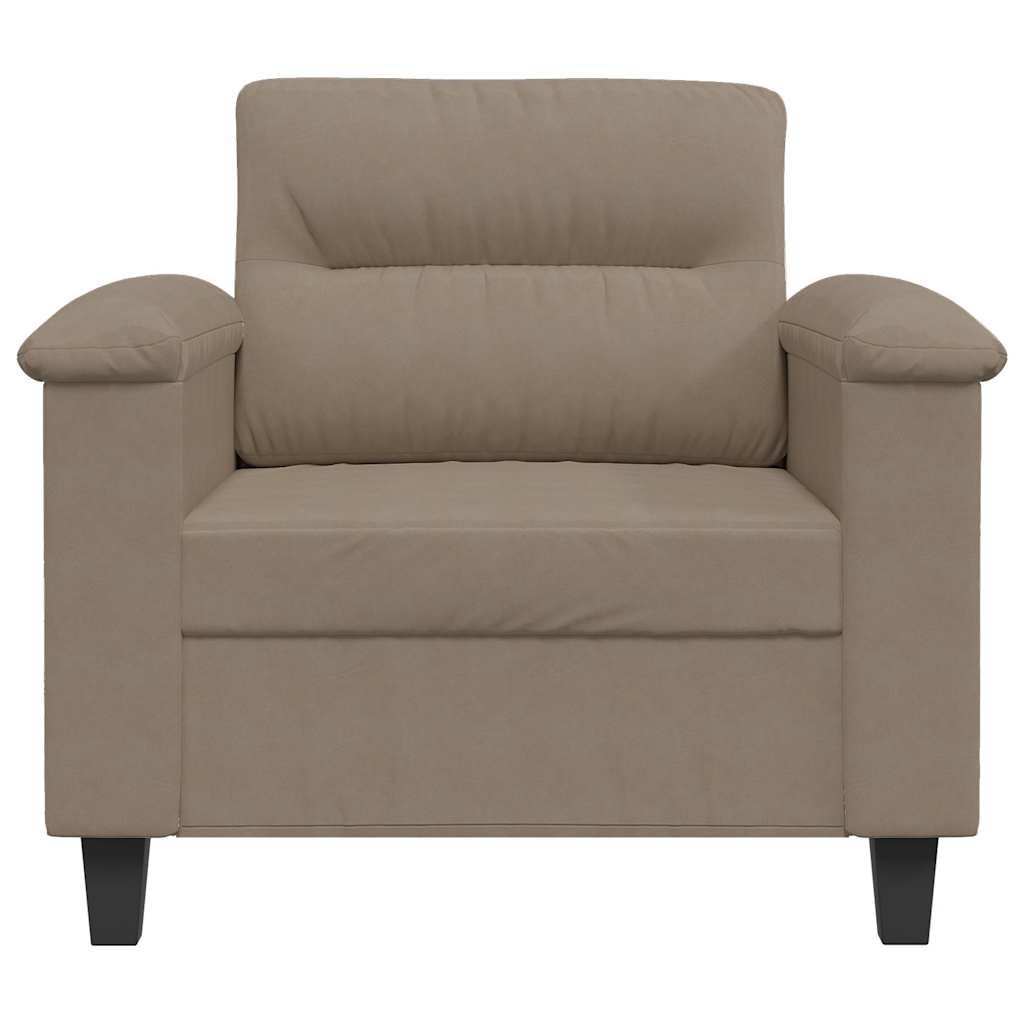 Fauteuil 60 cm microvezelstof taupe is nu te koop bij PeponiXL, paradijselijk wonen!