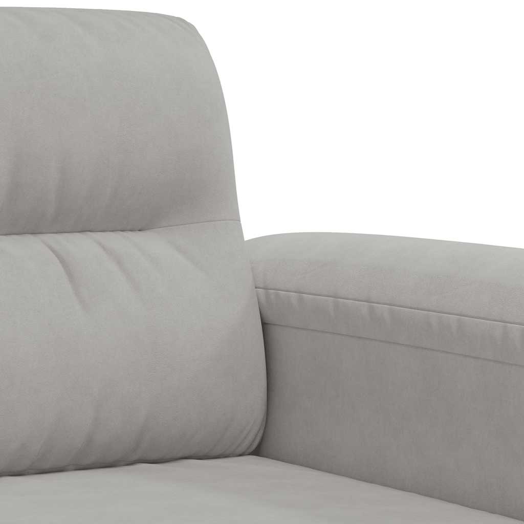Fauteuil 60 cm microvezelstof lichtgrijs is nu te koop bij PeponiXL, paradijselijk wonen!