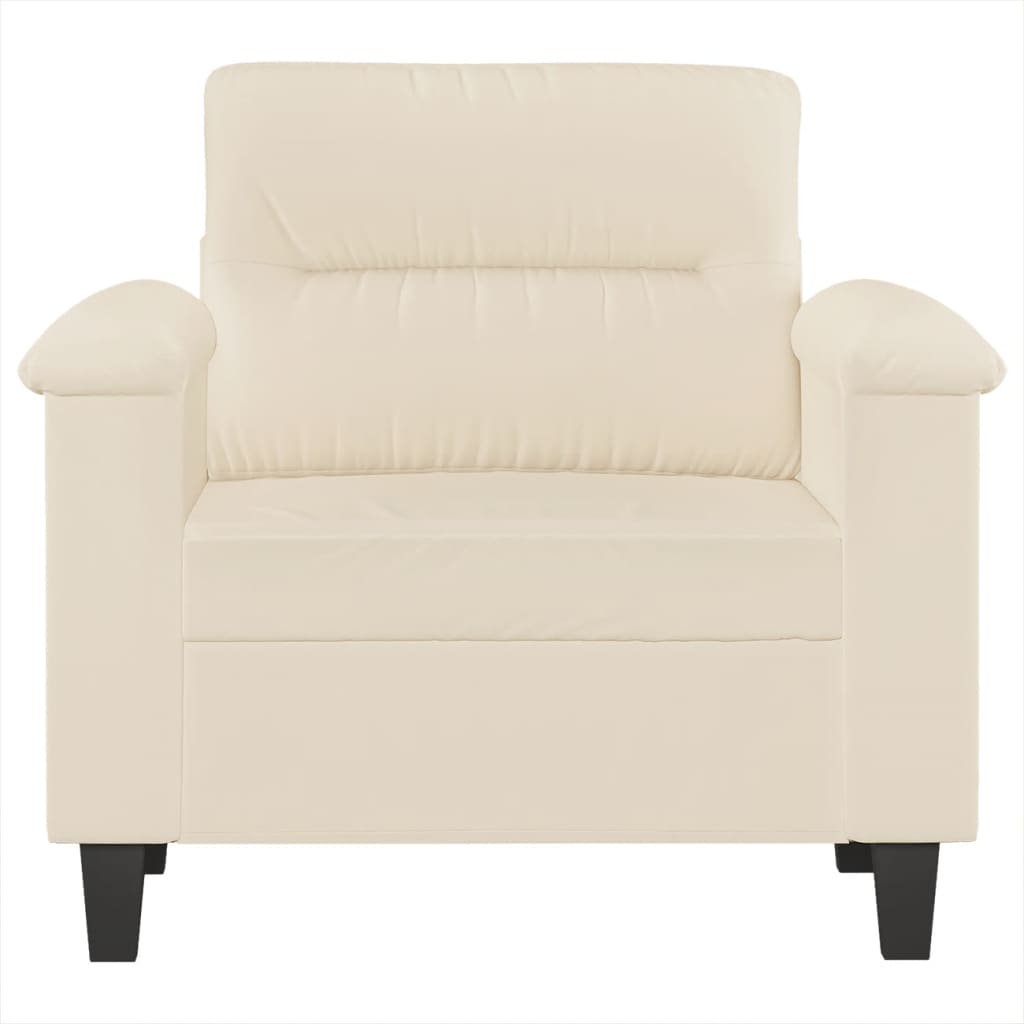 Fauteuil 60 cm microvezelstof beige is nu te koop bij PeponiXL, paradijselijk wonen!