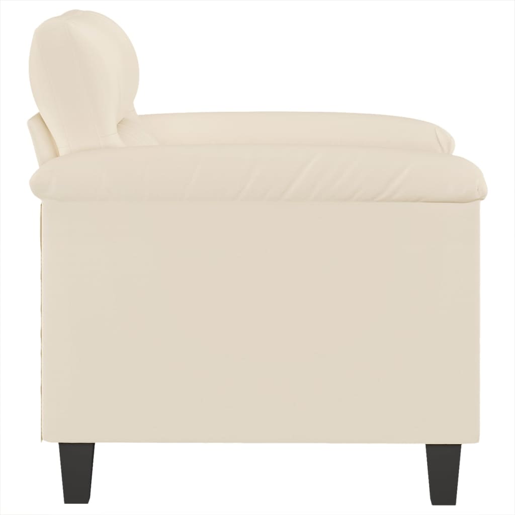 Fauteuil 60 cm microvezelstof beige is nu te koop bij PeponiXL, paradijselijk wonen!