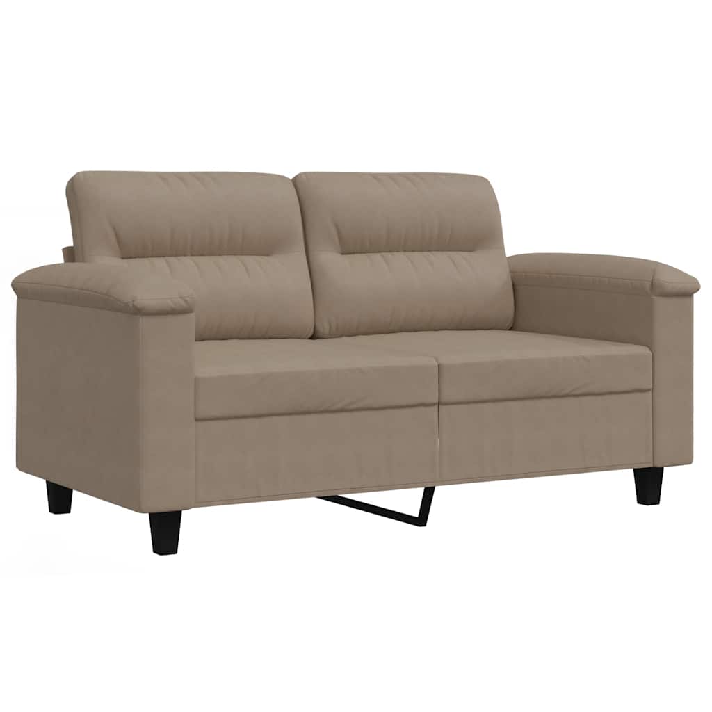Tweezitsbank 120 cm microvezelstof taupe is nu te koop bij PeponiXL, paradijselijk wonen!