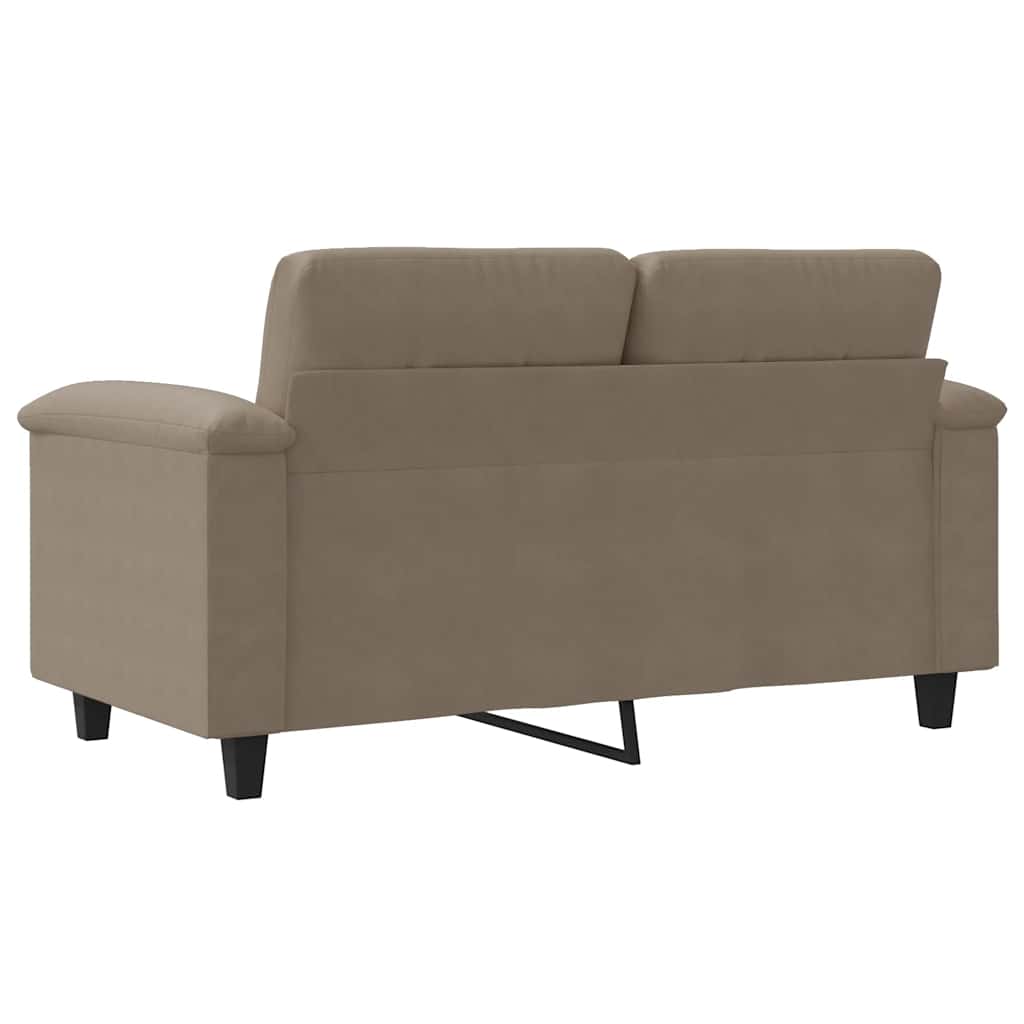 Tweezitsbank 120 cm microvezelstof taupe is nu te koop bij PeponiXL, paradijselijk wonen!