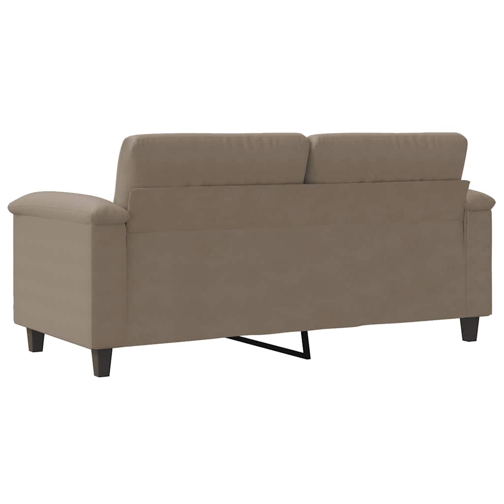 Tweezitsbank 140 cm microvezelstof taupe is nu te koop bij PeponiXL, paradijselijk wonen!