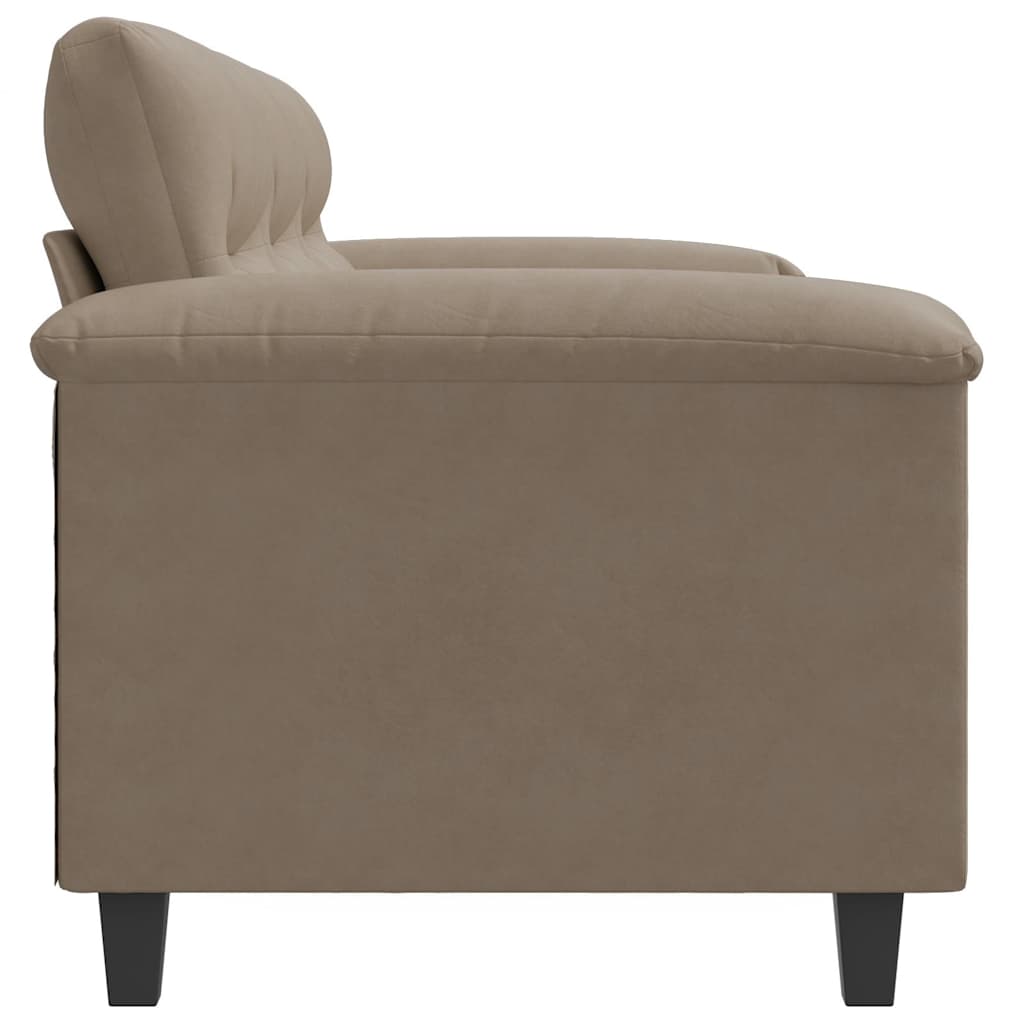 Driezitsbank 180 cm microvezelstof taupe is nu te koop bij PeponiXL, paradijselijk wonen!