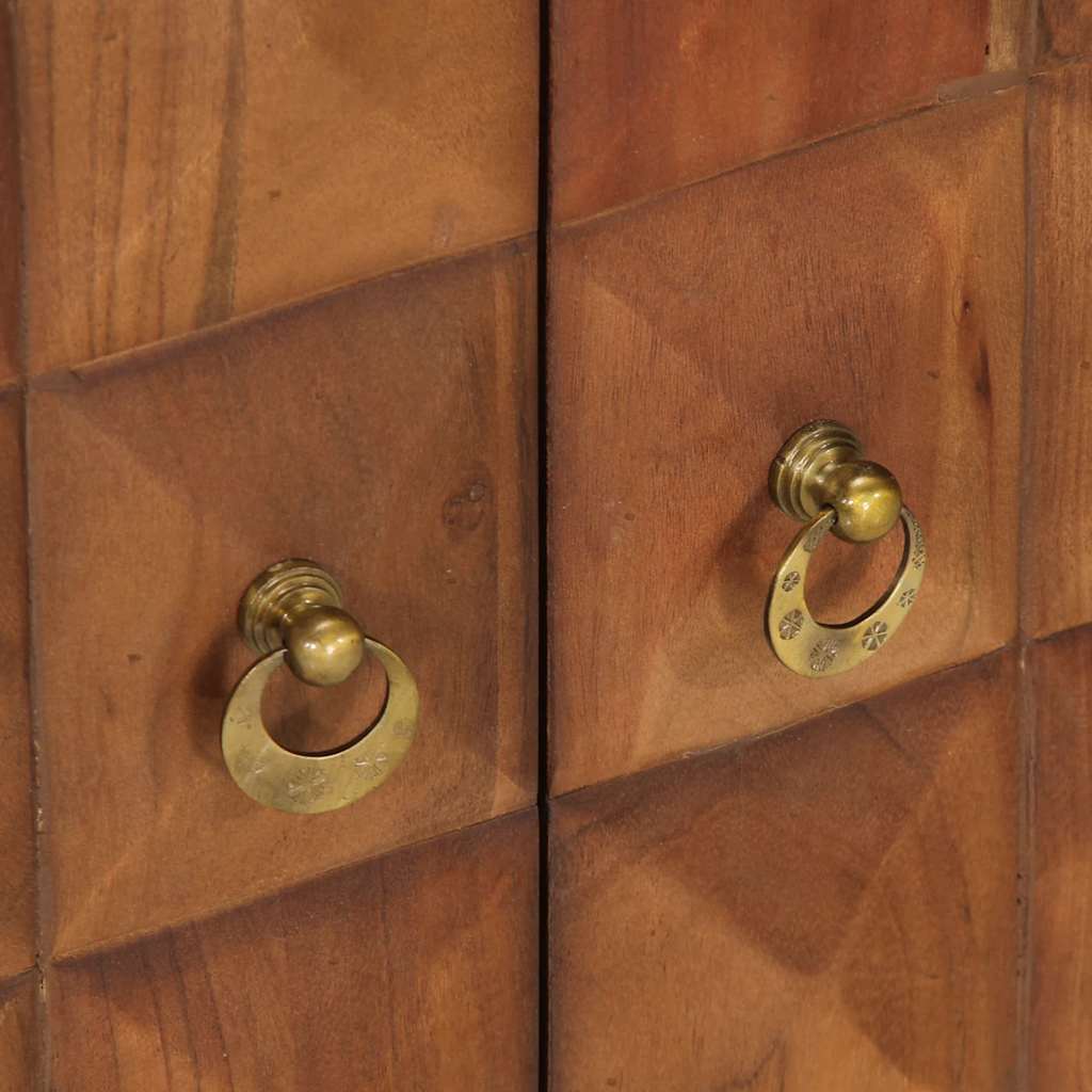 Ladekast 70x35x70 cm massief acaciahout honingbruin is nu te koop bij PeponiXL, paradijselijk wonen!