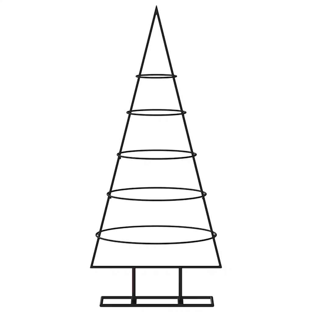 Kerstdecoratie kerstboom 90 cm metaal zwart is nu te koop bij PeponiXL, paradijselijk wonen!