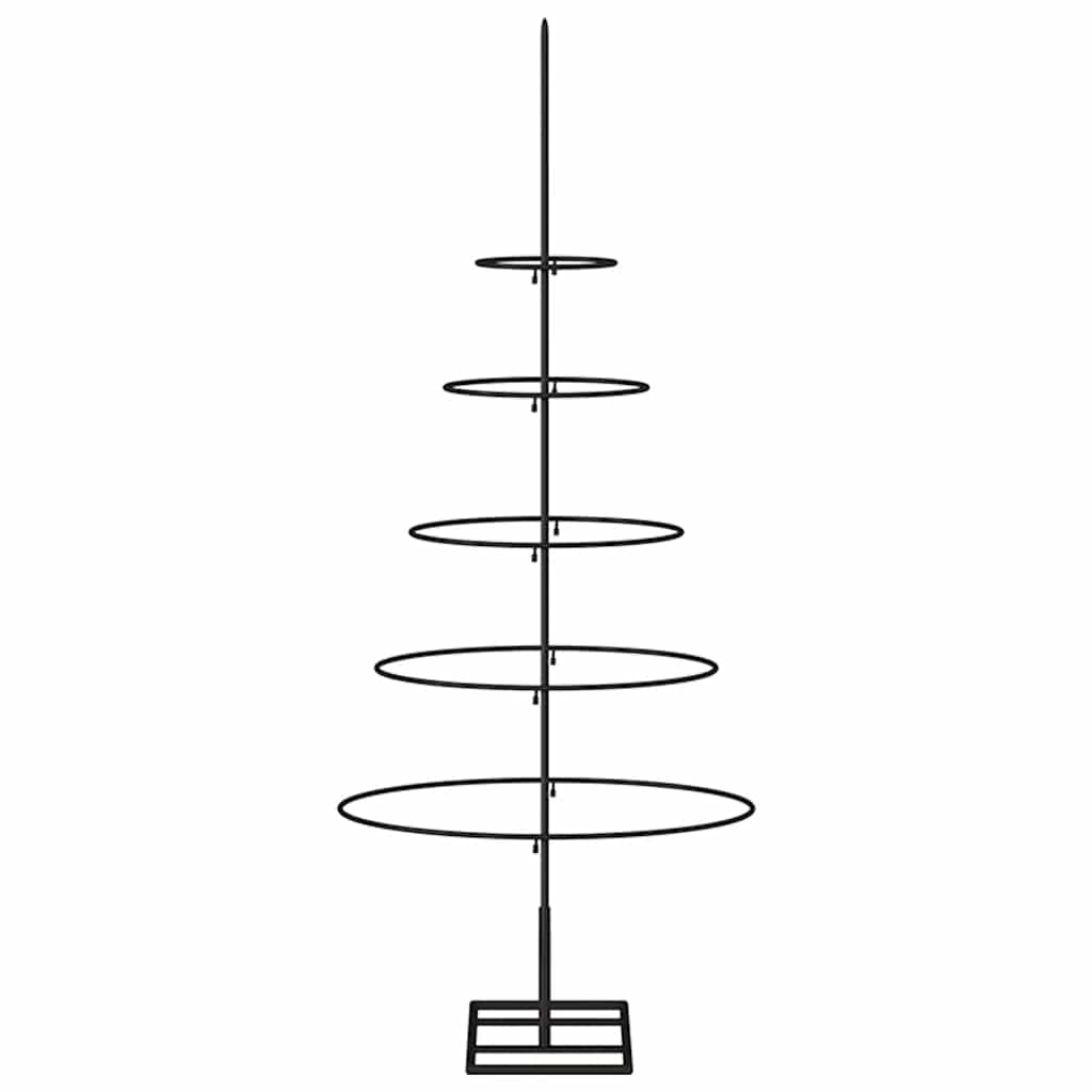 Kerstdecoratie kerstboom 90 cm metaal zwart is nu te koop bij PeponiXL, paradijselijk wonen!