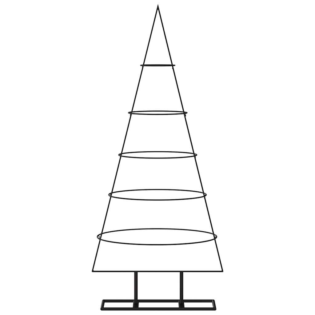 Kerstdecoratie kerstboom 125 cm metaal zwart is nu te koop bij PeponiXL, paradijselijk wonen!