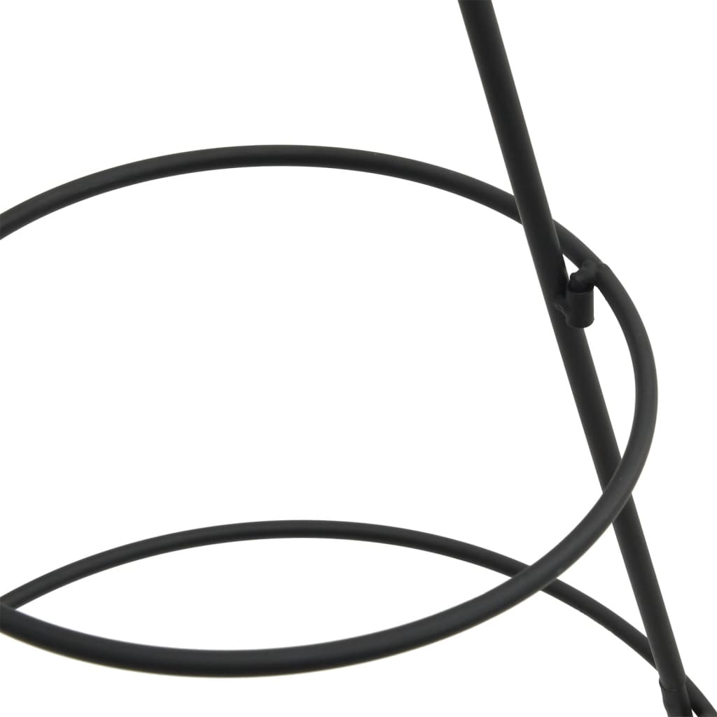 Kerstdecoratie kerstboom 125 cm metaal zwart is nu te koop bij PeponiXL, paradijselijk wonen!