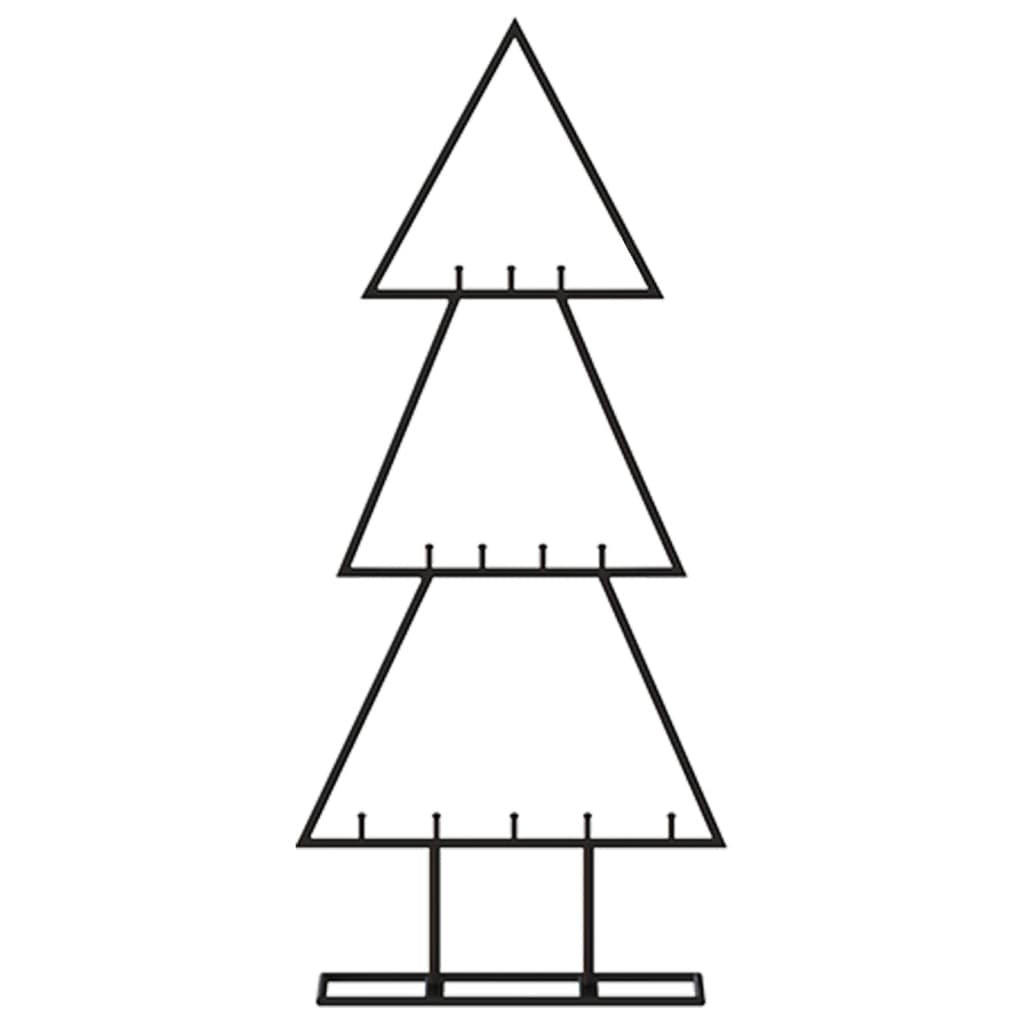 Kerstdecoratie kerstboom 60 cm metaal zwart is nu te koop bij PeponiXL, paradijselijk wonen!
