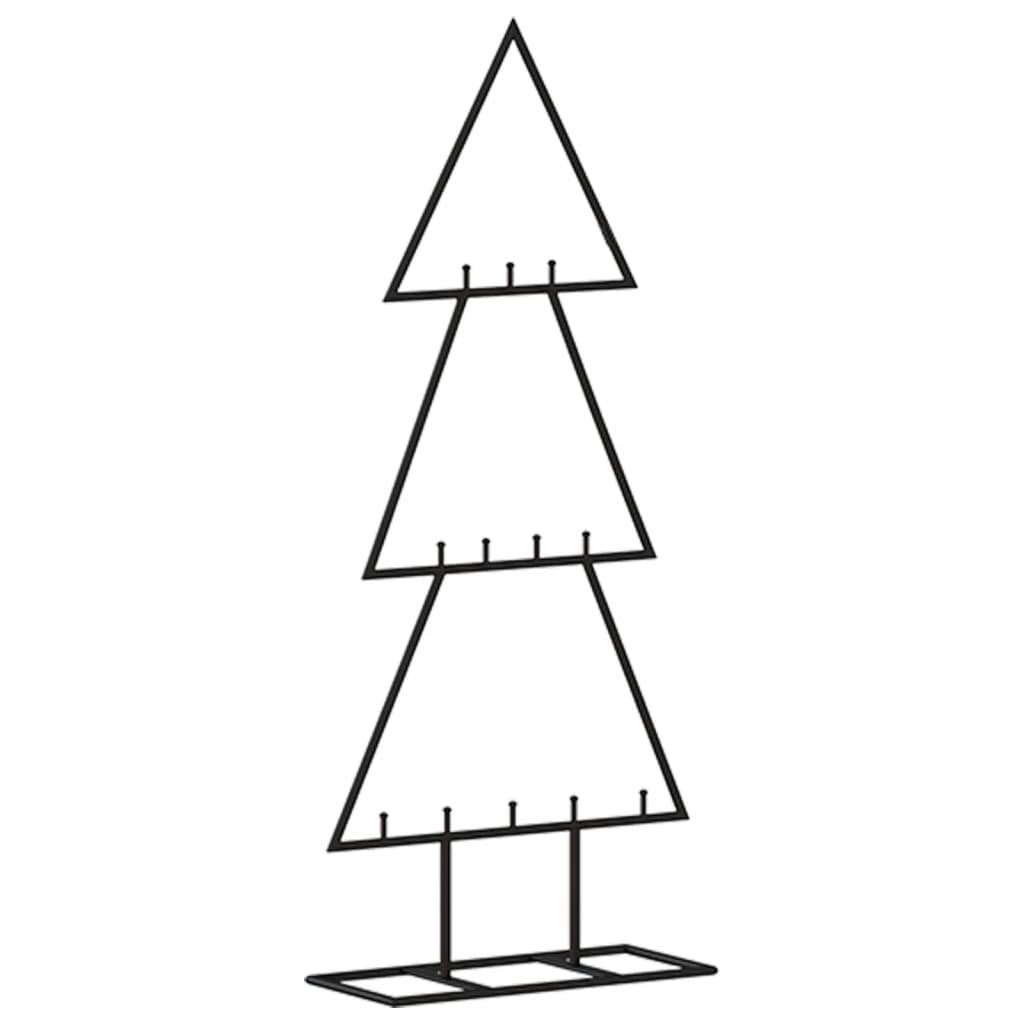 Kerstdecoratie kerstboom 60 cm metaal zwart is nu te koop bij PeponiXL, paradijselijk wonen!
