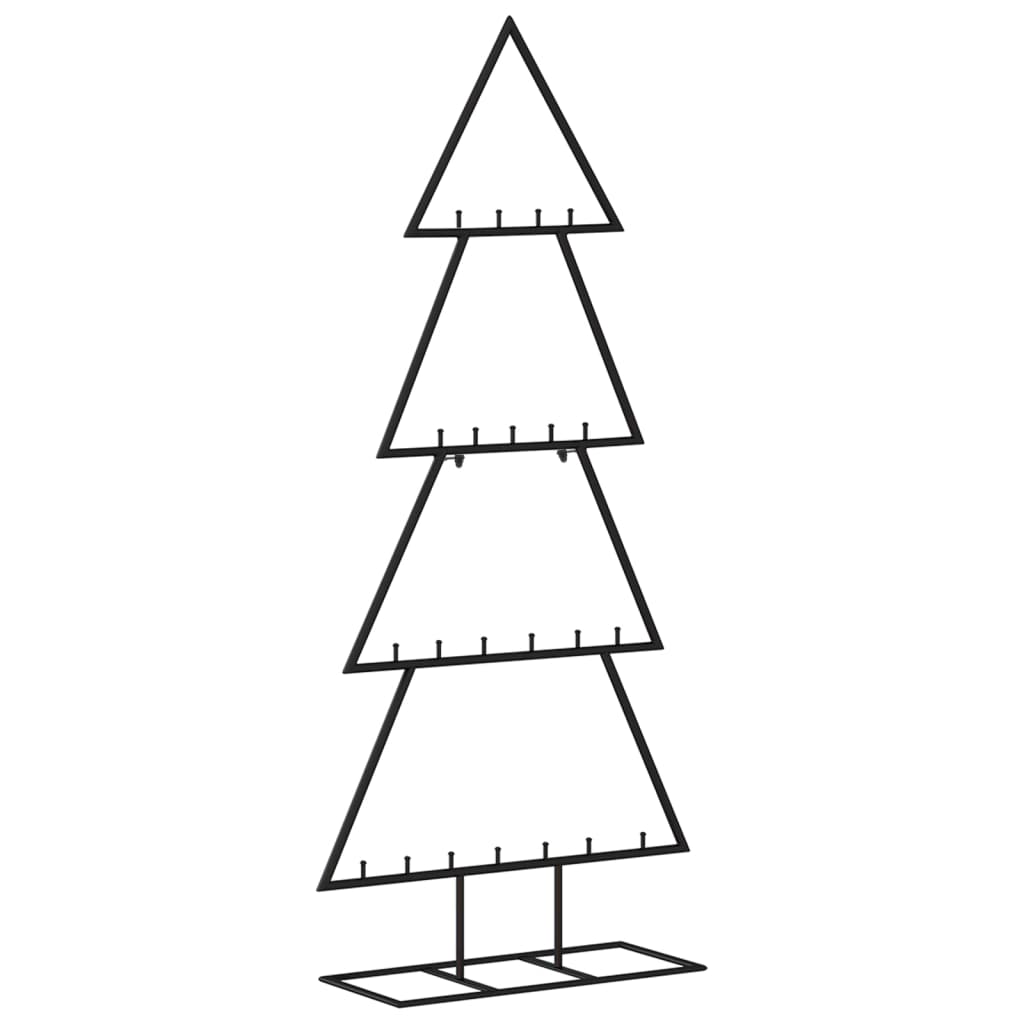 Kerstdecoratie kerstboom 125 cm metaal zwart is nu te koop bij PeponiXL, paradijselijk wonen!