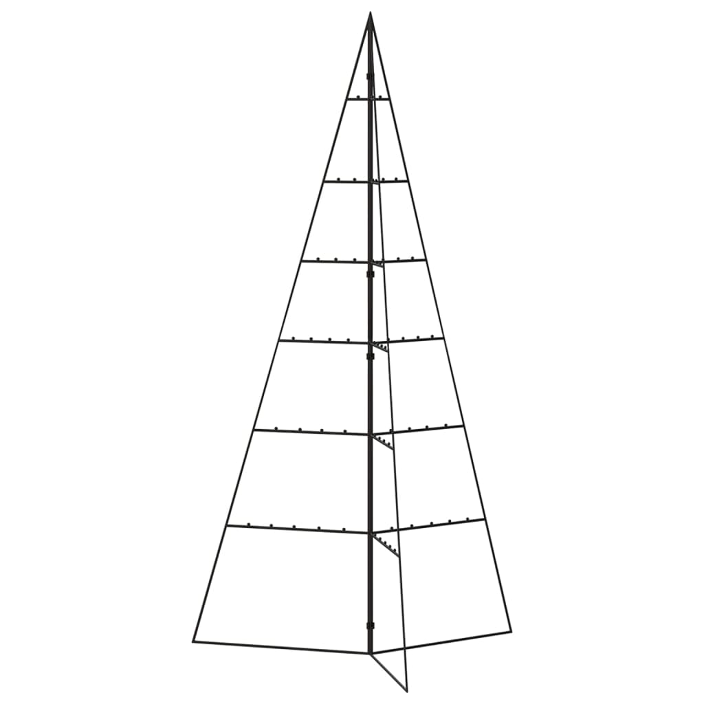 Kerstdecoratie kerstboom 140 cm metaal zwart is nu te koop bij PeponiXL, paradijselijk wonen!