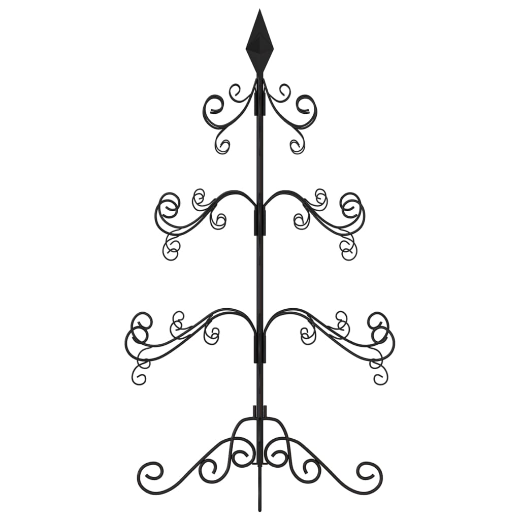 Kerstdecoratie kerstboom 90 cm metaal zwart is nu te koop bij PeponiXL, paradijselijk wonen!