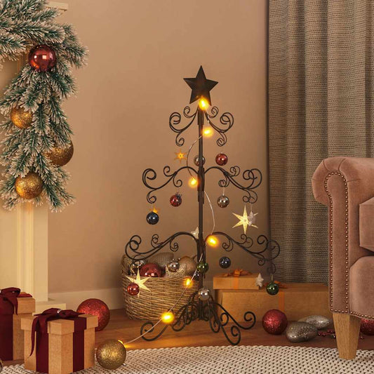 Kerstdecoratie kerstboom 90 cm metaal zwart is nu te koop bij PeponiXL, paradijselijk wonen!