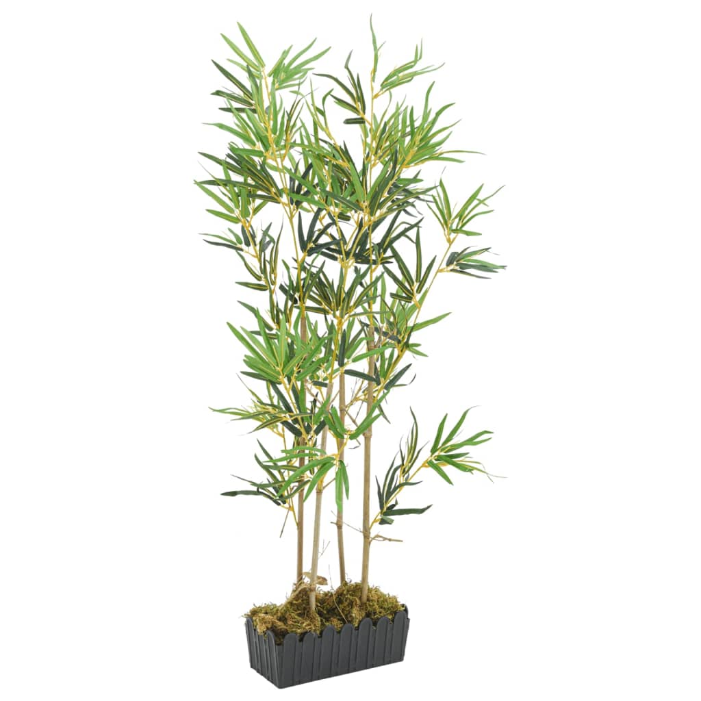 Kunstplant bamboe 552 bladeren 120 cm groen is nu te koop bij PeponiXL, paradijselijk wonen!