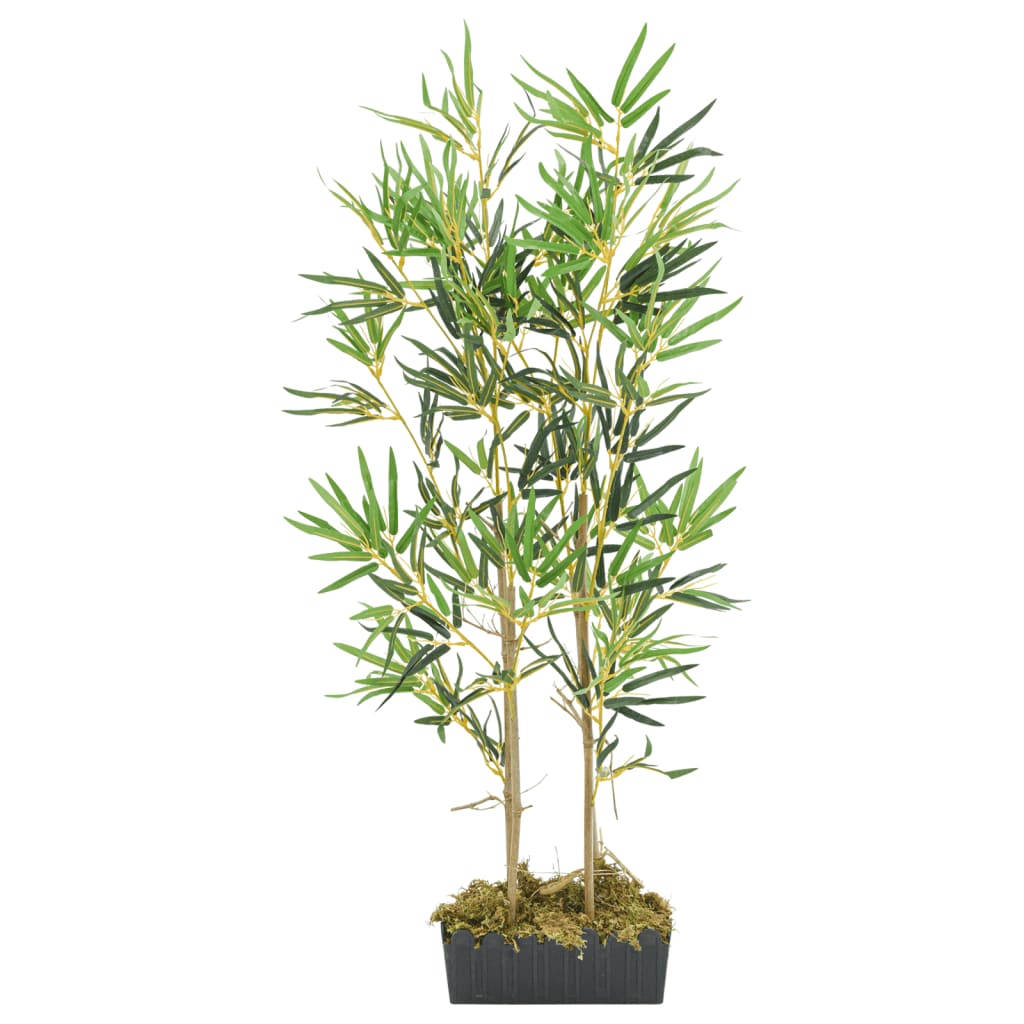 Kunstplant bamboe 552 bladeren 120 cm groen is nu te koop bij PeponiXL, paradijselijk wonen!